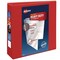 Avery 11 in. x 8.5 in. 3 in. Capacity 3 Rings Heavy-Duty View Binder with DuraHinge and Locking One Touch EZD Rings - Red